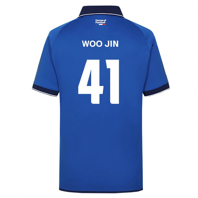 Danxen Herren Woo-Jin Kim #41 Königsblau Weiß Rot Heimtrikot Trikot 2026/27 T-Shirt