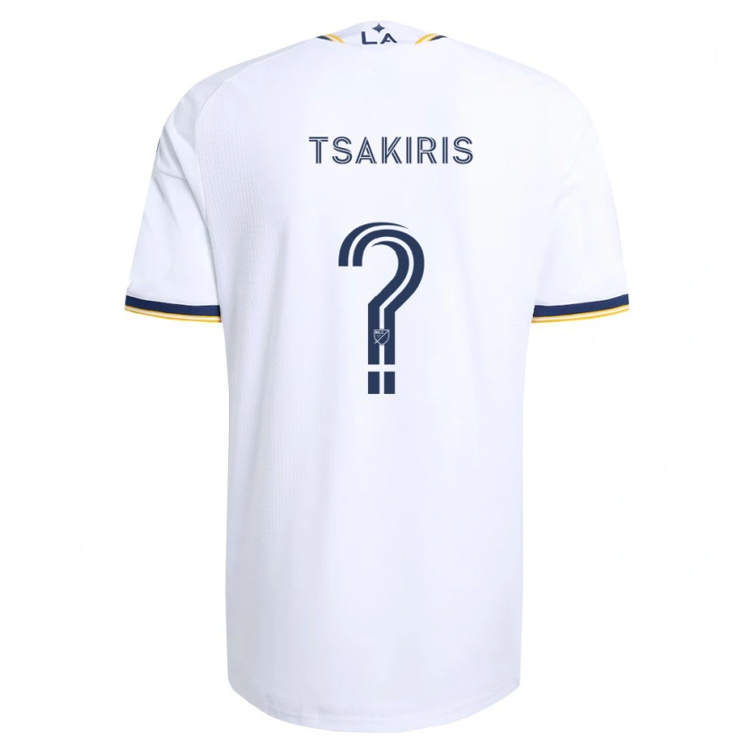 Danxen Herren Mateo Tsakiris #0 Blau Gelb Und Weiß Heimtrikot Trikot 2026/27 T-Shirt