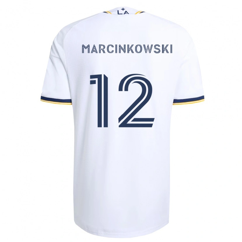 Danxen Herren Jt Marcinkowski #12 Blau Gelb Und Weiß Heimtrikot Trikot 2026/27 T-Shirt