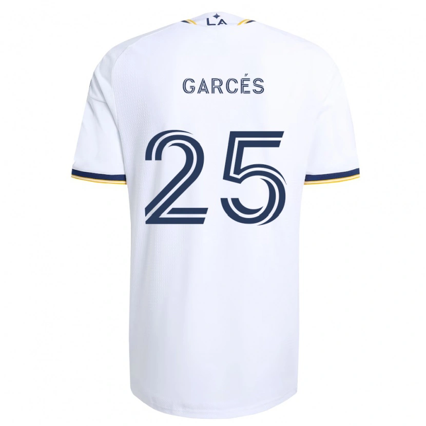 Danxen Herren Carlos Garcés #25 Blau Gelb Und Weiß Heimtrikot Trikot 2026/27 T-Shirt