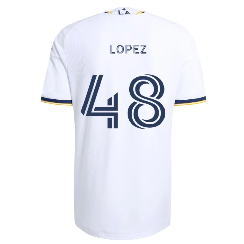 Danxen Herren Diego López #48 Blau Gelb Und Weiß Heimtrikot Trikot 2026/27 T-Shirt