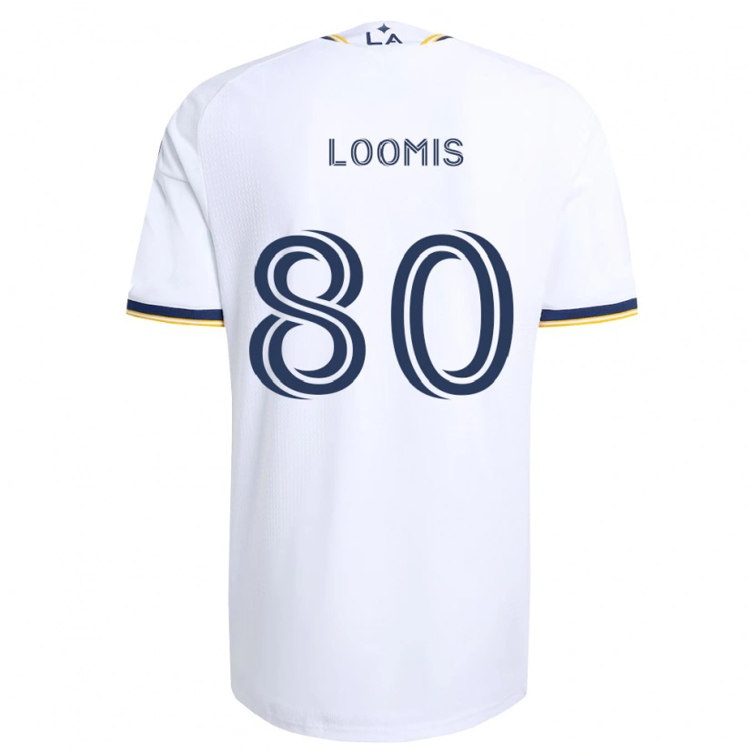 Danxen Herren Ethan Loomis #80 Blau Gelb Und Weiß Heimtrikot Trikot 2026/27 T-Shirt