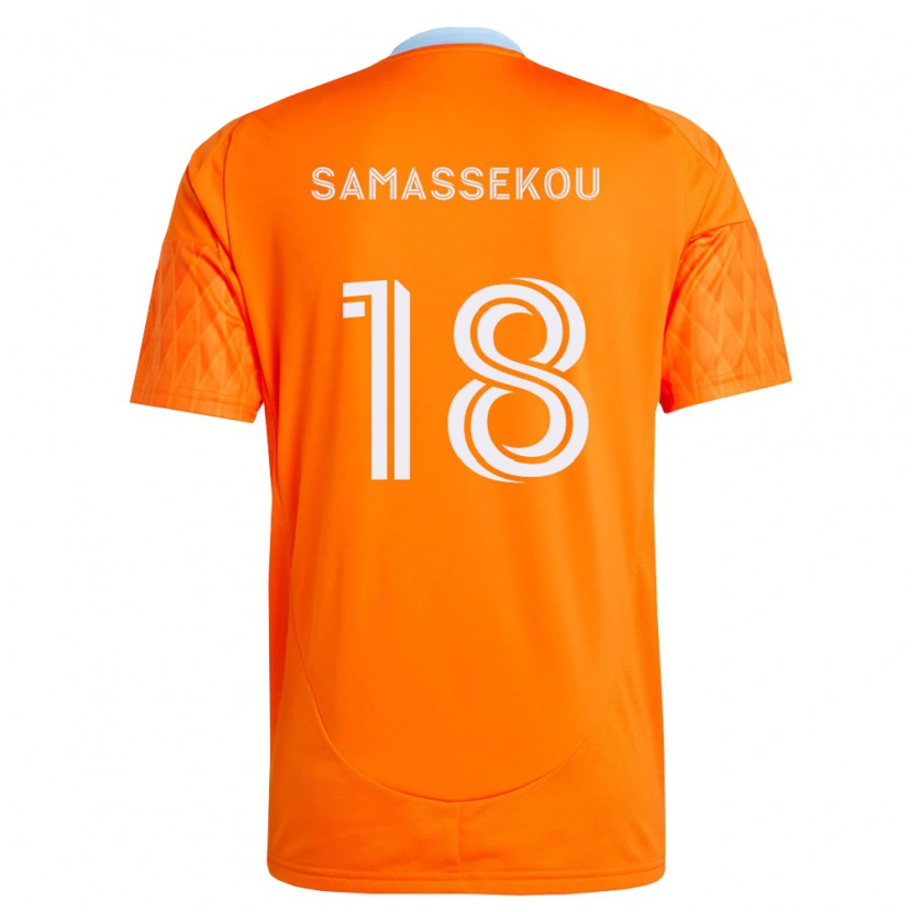 Danxen Herren Diadié Samassékou #18 Orange Weiß Heimtrikot Trikot 2026/27 T-Shirt