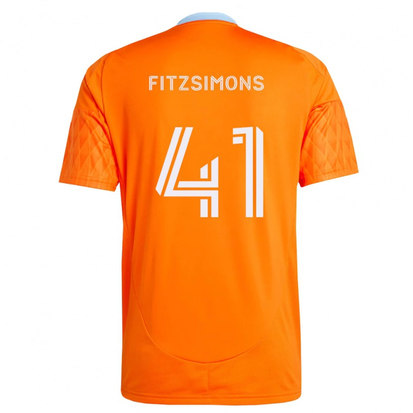 Danxen Herren Brogan Fitzsimons #41 Orange Weiß Heimtrikot Trikot 2026/27 T-Shirt