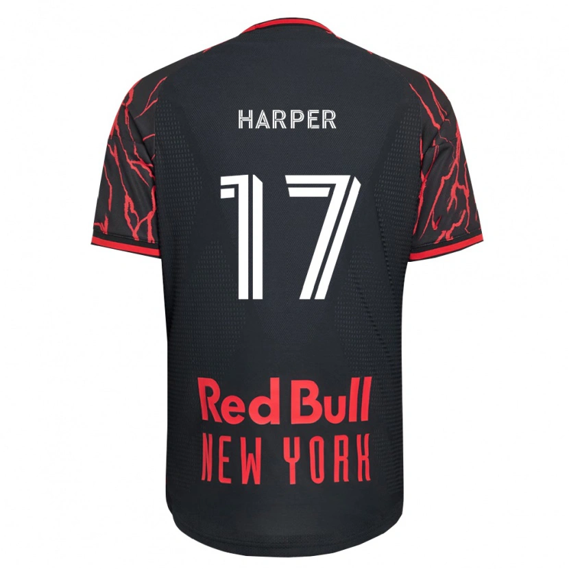 Danxen Herren Cameron Harper #17 Rot Schwarz Weiß Heimtrikot Trikot 2026/27 T-Shirt