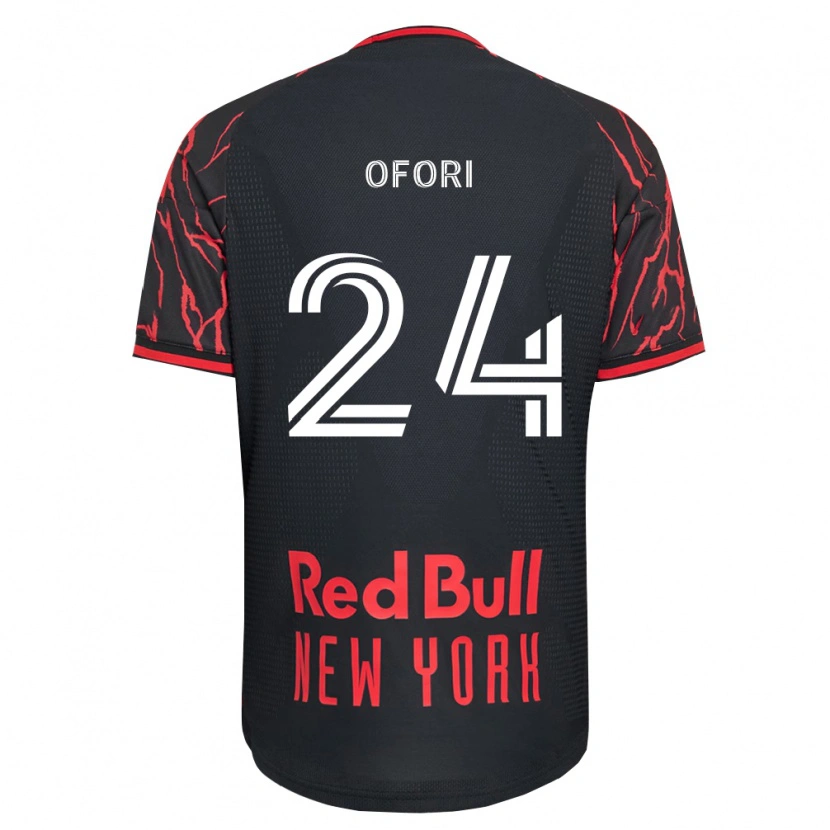Danxen Herren Curtis Ofori #24 Rot Schwarz Weiß Heimtrikot Trikot 2026/27 T-Shirt