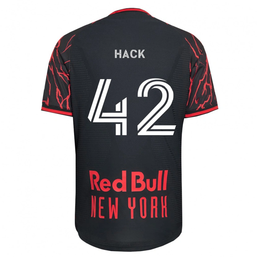 Danxen Herren Alexander Hack #42 Rot Schwarz Weiß Heimtrikot Trikot 2026/27 T-Shirt