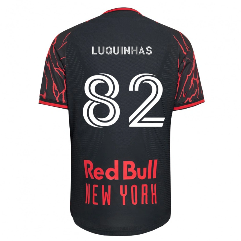Danxen Herren Luquinhas #82 Rot Schwarz Weiß Heimtrikot Trikot 2026/27 T-Shirt