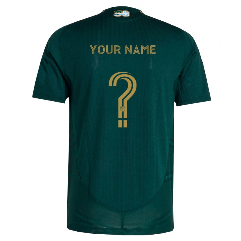 Danxen Herren Ihren Namen #0 Dunkelgrün Braun Heimtrikot Trikot 2026/27 T-Shirt