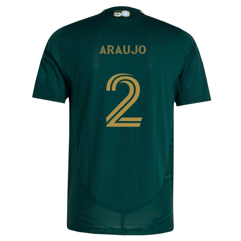 Danxen Herren Miguel Araujo #2 Dunkelgrün Braun Heimtrikot Trikot 2026/27 T-Shirt