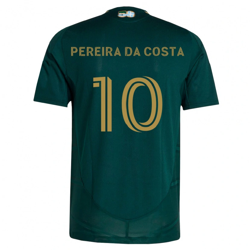 Danxen Herren David Da Costa #10 Dunkelgrün Braun Heimtrikot Trikot 2026/27 T-Shirt