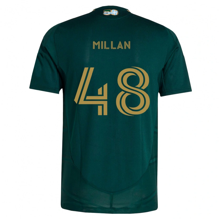 Danxen Herren Marco Millan #48 Dunkelgrün Braun Heimtrikot Trikot 2026/27 T-Shirt