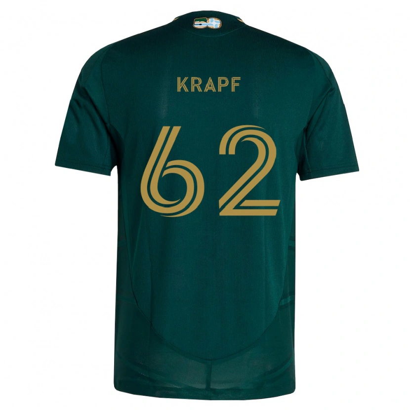 Danxen Herren Andrew Krapf #62 Dunkelgrün Braun Heimtrikot Trikot 2026/27 T-Shirt