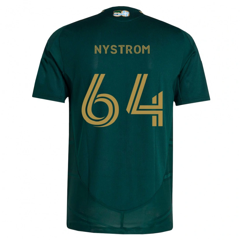 Danxen Herren August Nystrom #64 Dunkelgrün Braun Heimtrikot Trikot 2026/27 T-Shirt