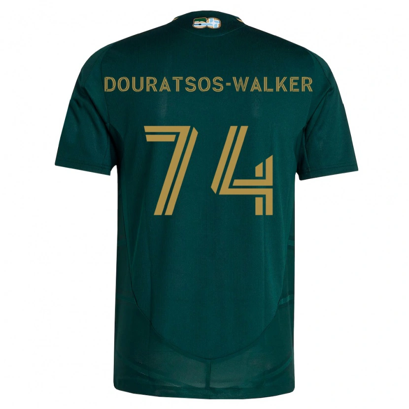 Danxen Herren Elias Douratsos-Walker #74 Dunkelgrün Braun Heimtrikot Trikot 2026/27 T-Shirt