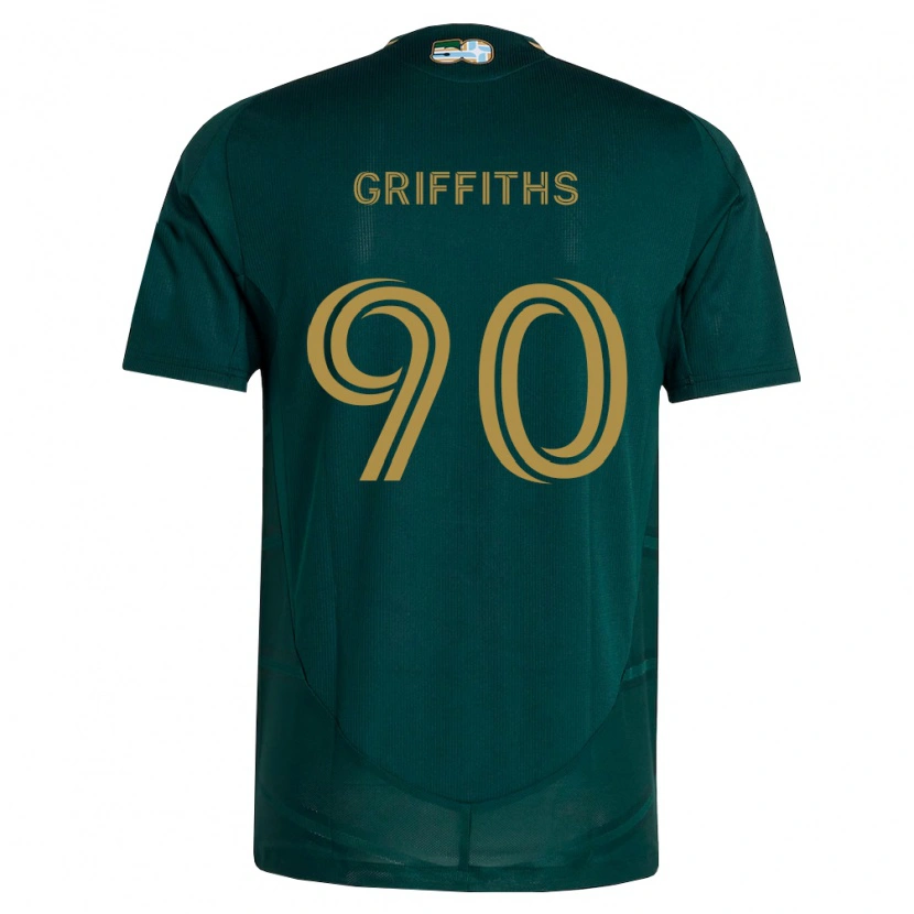 Danxen Herren Reo Griffiths #90 Dunkelgrün Braun Heimtrikot Trikot 2026/27 T-Shirt