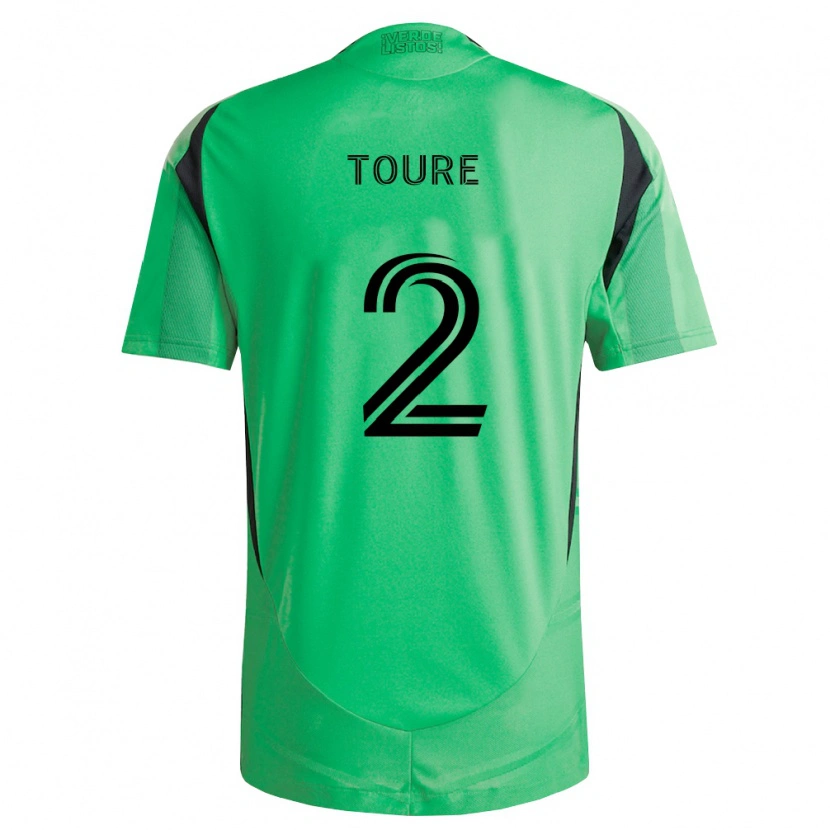 Danxen Herren Cheick Touré #2 Smaragdgrün Schwarz Heimtrikot Trikot 2026/27 T-Shirt