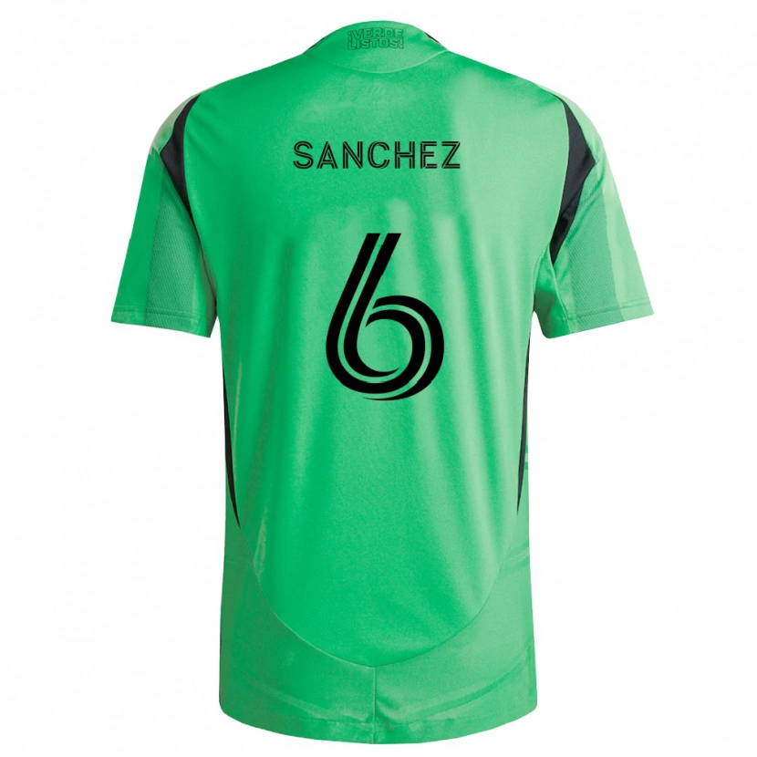 Danxen Herren Ilie Sánchez #6 Smaragdgrün Schwarz Heimtrikot Trikot 2026/27 T-Shirt