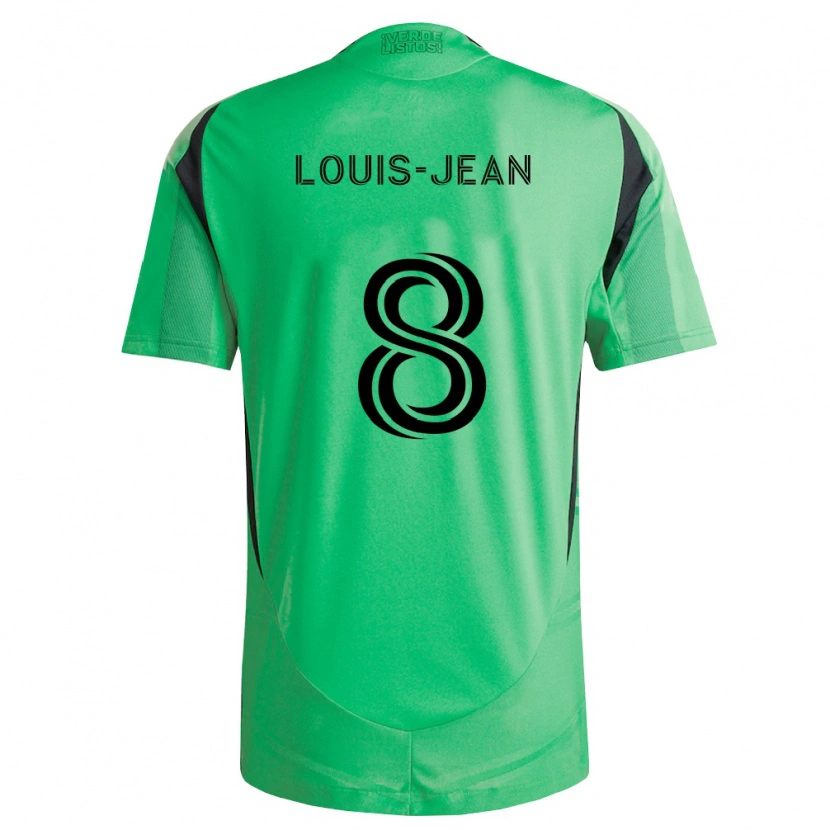 Danxen Herren Steeve Louis-Jean #8 Smaragdgrün Schwarz Heimtrikot Trikot 2026/27 T-Shirt
