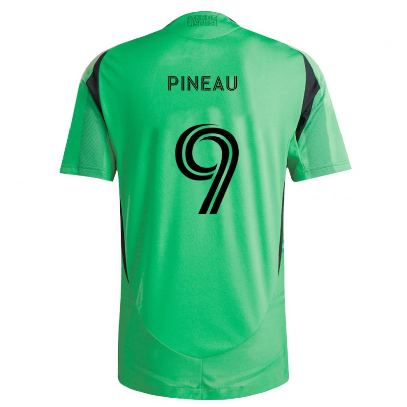 Danxen Herren Sebastien Pineau #9 Smaragdgrün Schwarz Heimtrikot Trikot 2026/27 T-Shirt