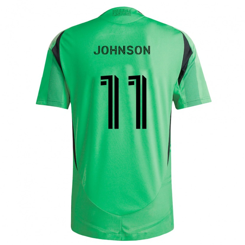 Danxen Herren Emmanuel Johnson #11 Smaragdgrün Schwarz Heimtrikot Trikot 2026/27 T-Shirt