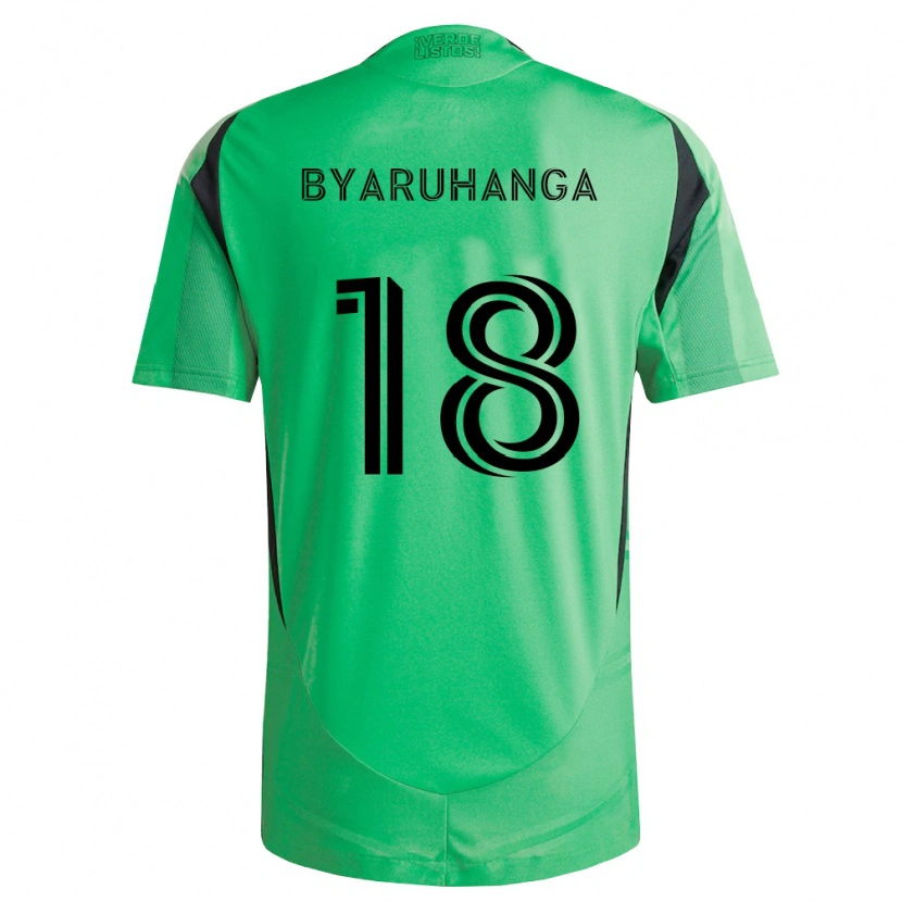 Danxen Herren Bobosi Byaruhanga #18 Smaragdgrün Schwarz Heimtrikot Trikot 2026/27 T-Shirt