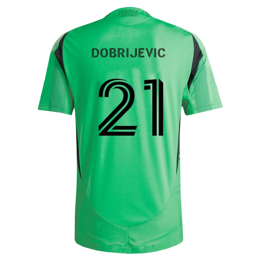 Danxen Herren Stefan Dobrijevic #21 Smaragdgrün Schwarz Heimtrikot Trikot 2026/27 T-Shirt