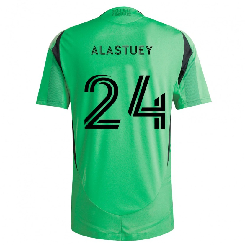 Danxen Herren Jorge Alastuey #24 Smaragdgrün Schwarz Heimtrikot Trikot 2026/27 T-Shirt