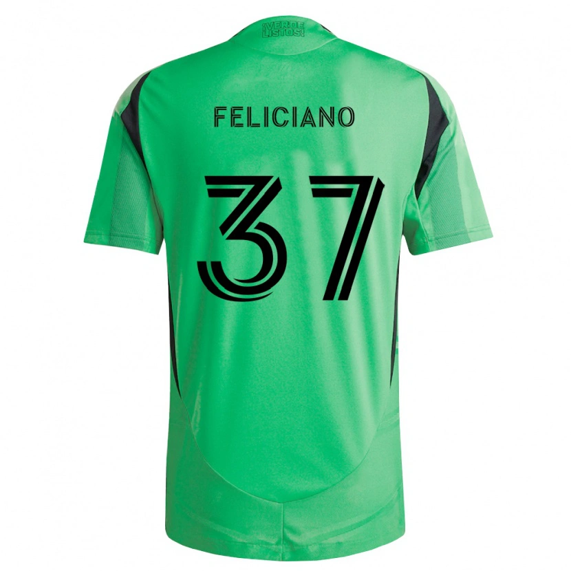 Danxen Herren Erick Feliciano #37 Smaragdgrün Schwarz Heimtrikot Trikot 2026/27 T-Shirt