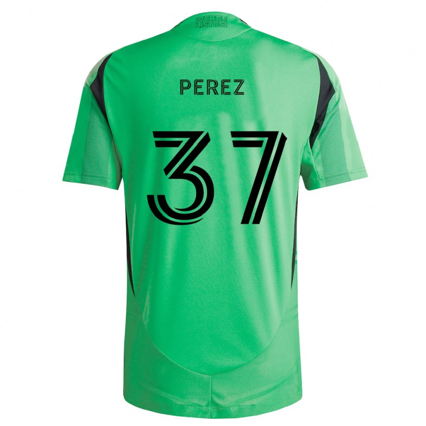 Danxen Herren Damion Perez #37 Smaragdgrün Schwarz Heimtrikot Trikot 2026/27 T-Shirt