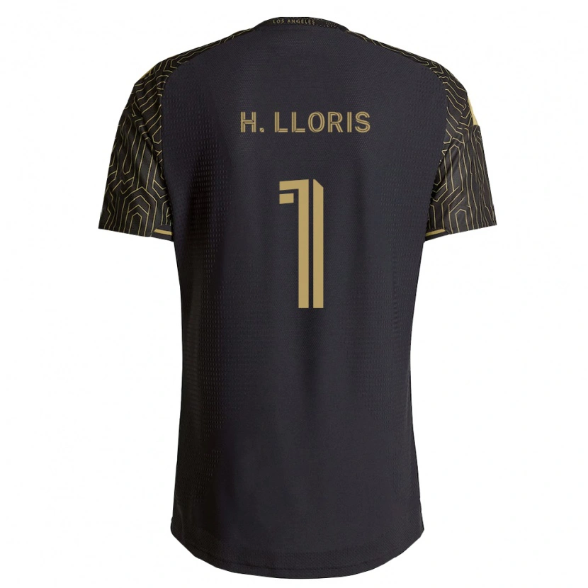 Danxen Herren Hugo Lloris #1 Braun Schwarz Heimtrikot Trikot 2026/27 T-Shirt