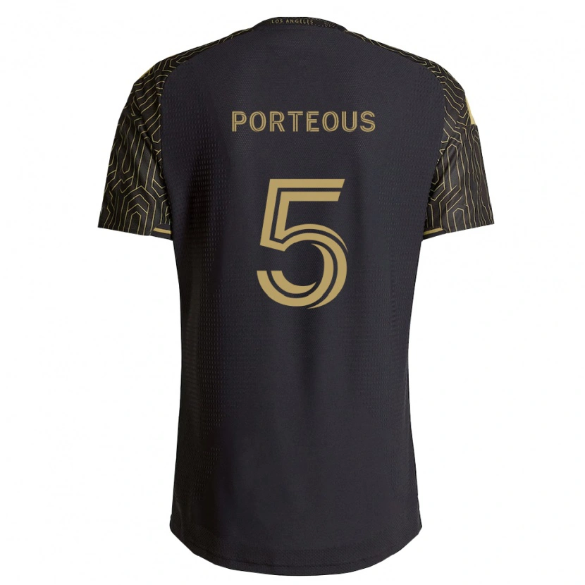 Danxen Herren Ryan Porteous #5 Braun Schwarz Heimtrikot Trikot 2026/27 T-Shirt