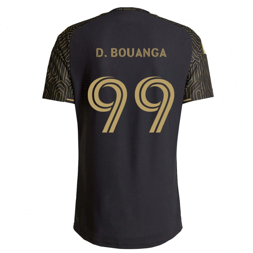 Danxen Herren Denis Bouanga #99 Braun Schwarz Heimtrikot Trikot 2026/27 T-Shirt
