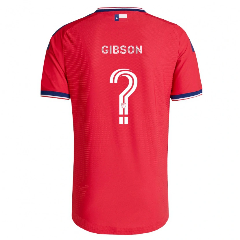 Danxen Herren Jonah Gibson #0 Rot Blau Weiß Heimtrikot Trikot 2026/27 T-Shirt