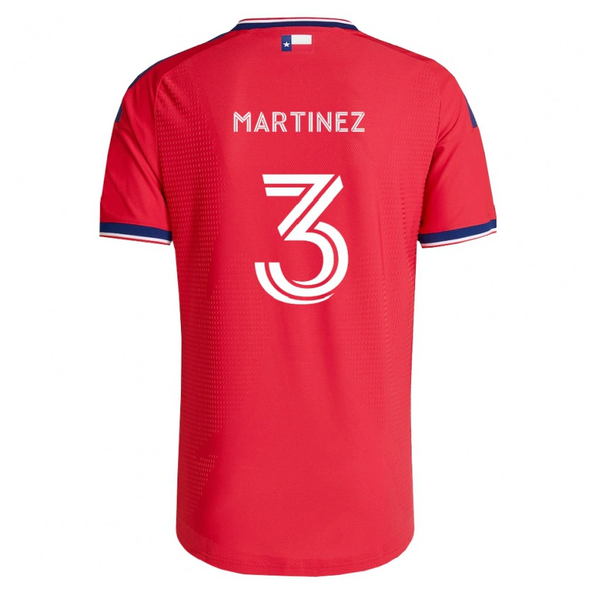 Danxen Herren José Antonio Martínez #3 Rot Blau Weiß Heimtrikot Trikot 2026/27 T-Shirt