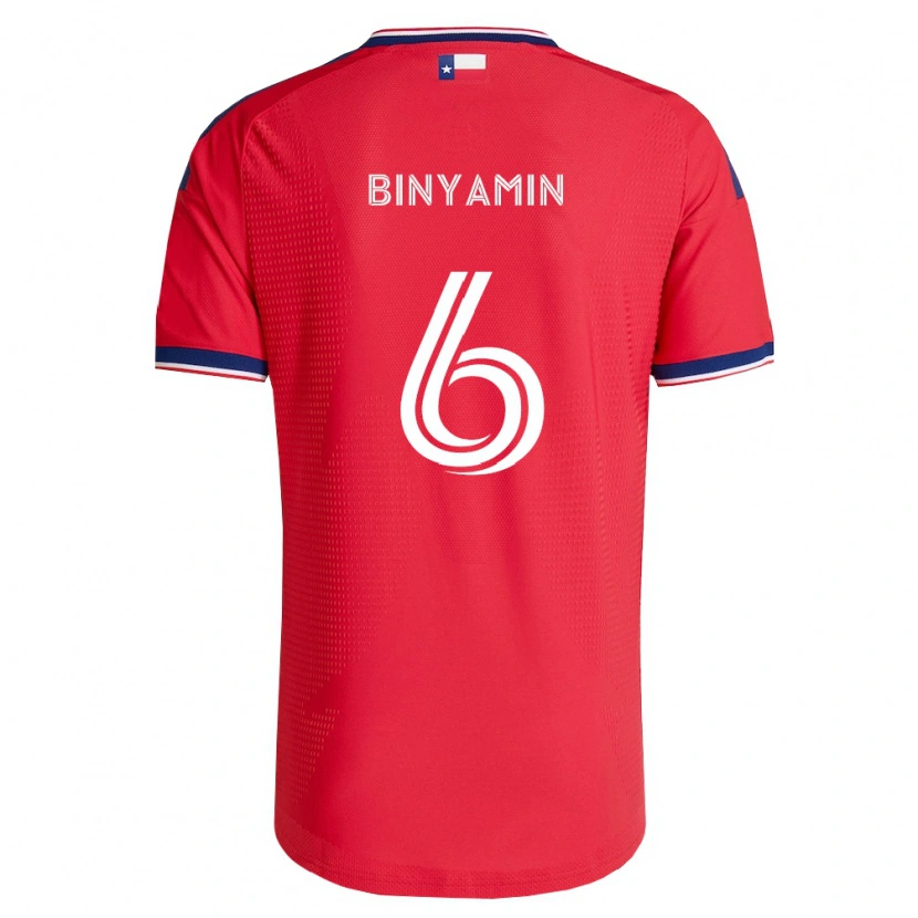 Danxen Herren Ran Binyamin #6 Rot Blau Weiß Heimtrikot Trikot 2026/27 T-Shirt