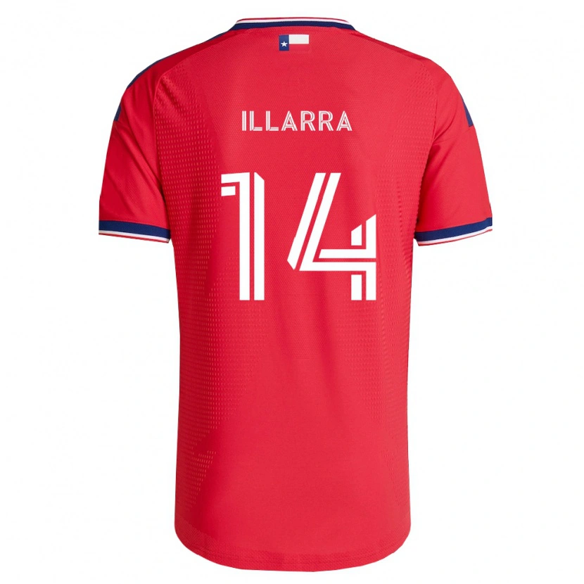 Danxen Herren Asier Illarramendi #14 Rot Blau Weiß Heimtrikot Trikot 2026/27 T-Shirt