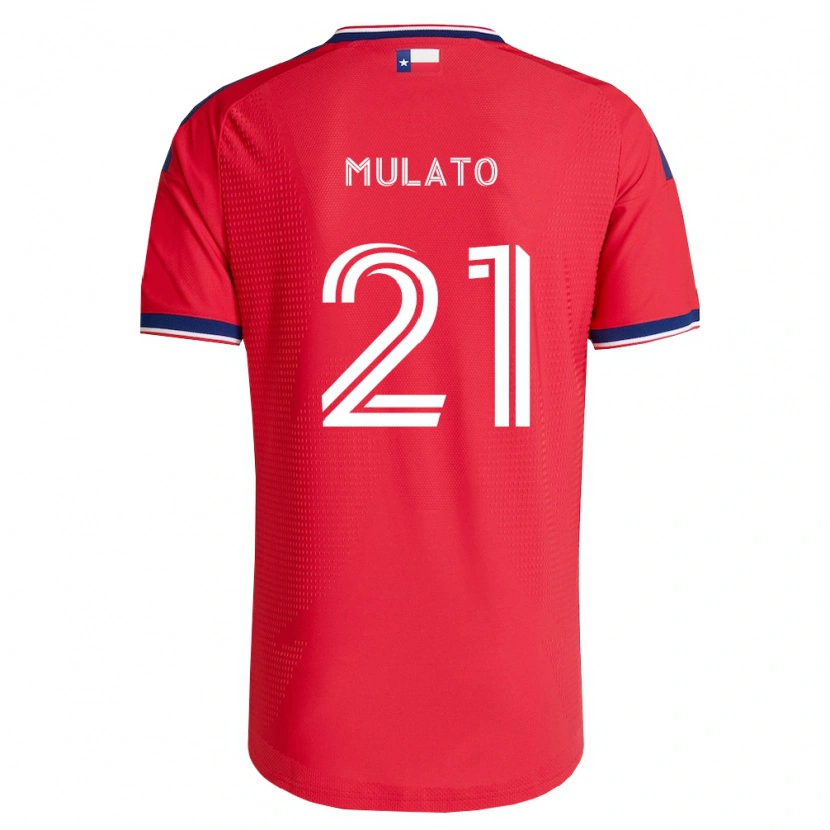 Danxen Herren José Mulato #21 Rot Blau Weiß Heimtrikot Trikot 2026/27 T-Shirt