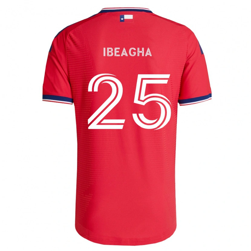 Danxen Herren Sebastien Ibeagha #25 Rot Blau Weiß Heimtrikot Trikot 2026/27 T-Shirt