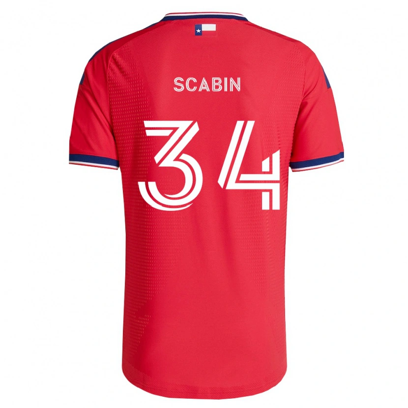 Danxen Herren Kaka Scabin #34 Rot Blau Weiß Heimtrikot Trikot 2026/27 T-Shirt