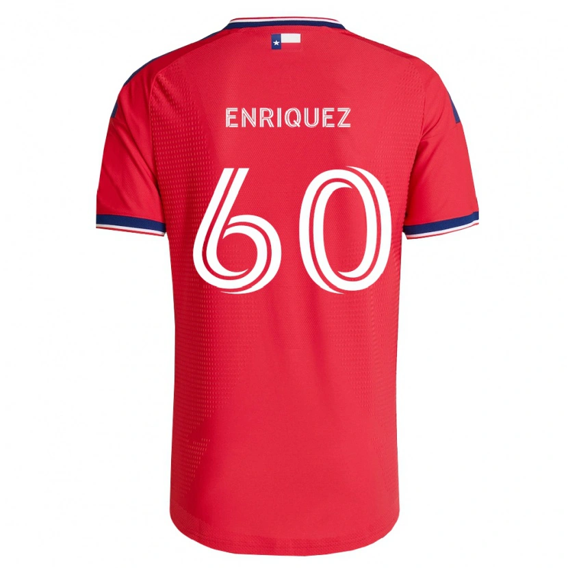 Danxen Herren Fabian Enriquez #60 Rot Blau Weiß Heimtrikot Trikot 2026/27 T-Shirt
