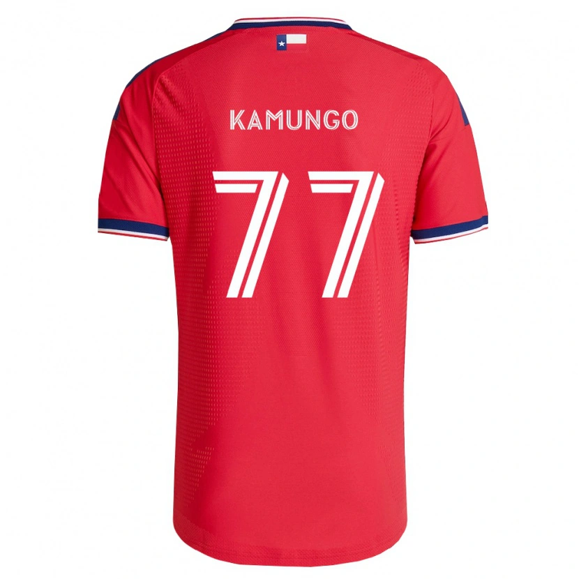 Danxen Herren Bernard Kamungo #77 Rot Blau Weiß Heimtrikot Trikot 2026/27 T-Shirt