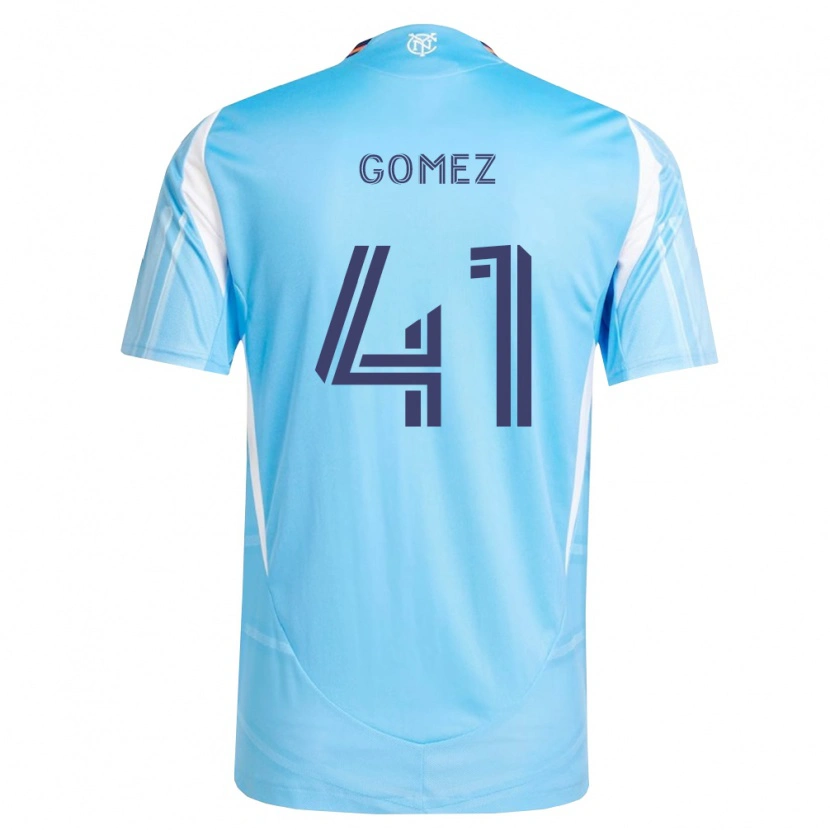 Danxen Herren Julián Gómez #41 Himmelblau Weiß Heimtrikot Trikot 2026/27 T-Shirt