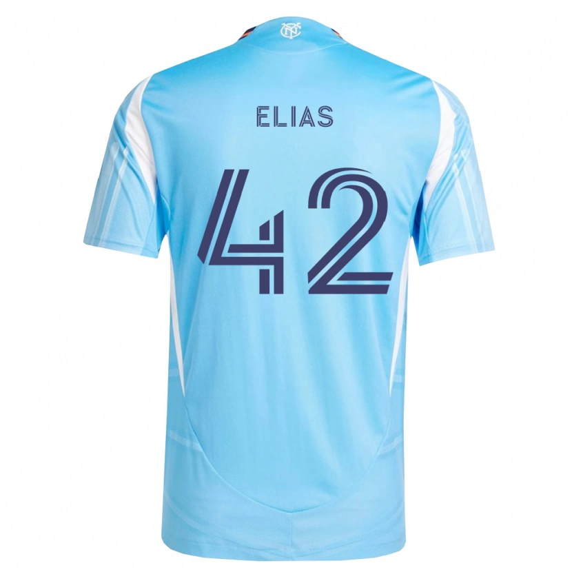 Danxen Herren Piero Elias #42 Himmelblau Weiß Heimtrikot Trikot 2026/27 T-Shirt