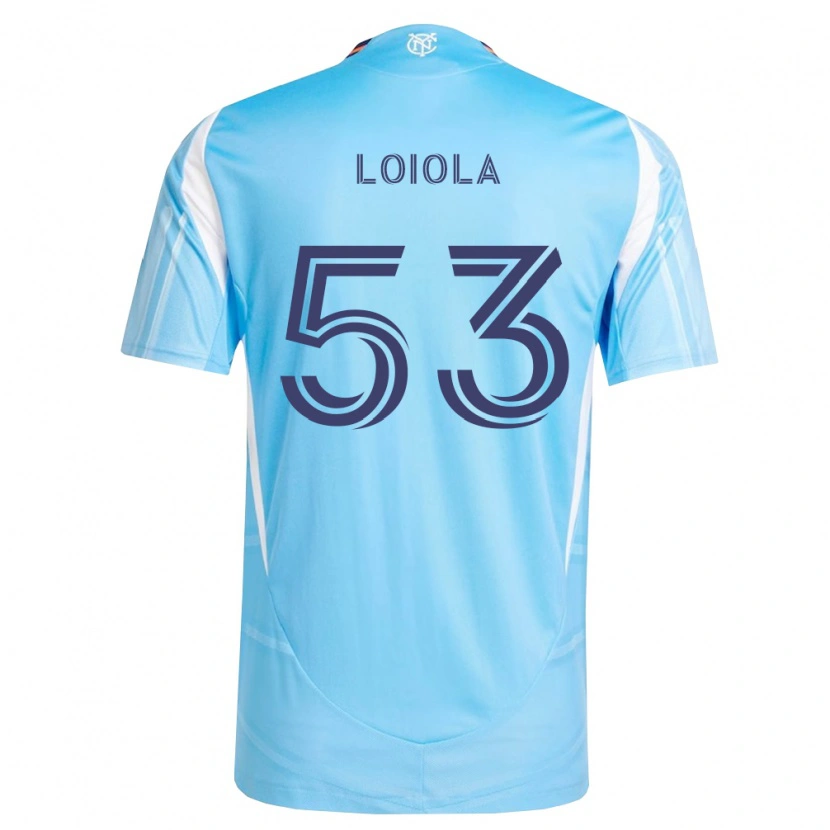 Danxen Herren João Loiola #53 Himmelblau Weiß Heimtrikot Trikot 2026/27 T-Shirt
