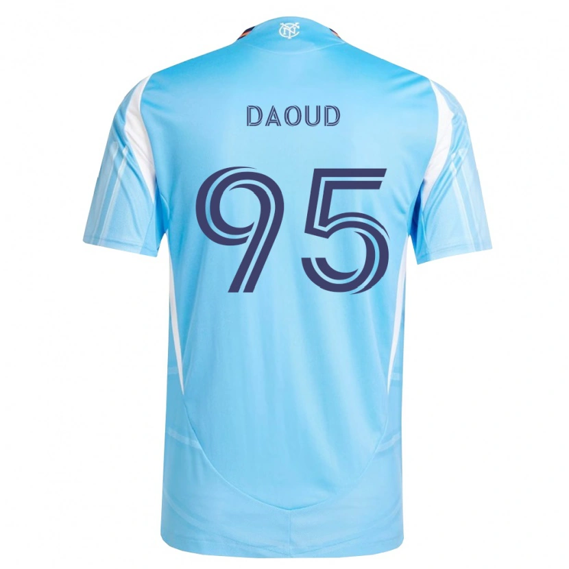 Danxen Herren Rami Daoud #95 Himmelblau Weiß Heimtrikot Trikot 2026/27 T-Shirt