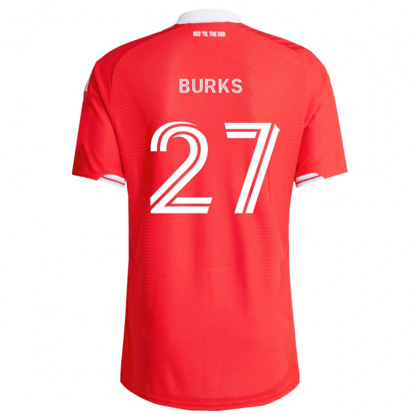 Danxen Herren Kendall Burks #27 Rot Tiefblau Weiß Heimtrikot Trikot 2026/27 T-Shirt