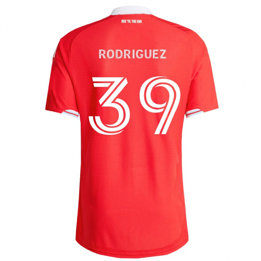 Danxen Herren Allan Rodriguez #39 Rot Tiefblau Weiß Heimtrikot Trikot 2026/27 T-Shirt