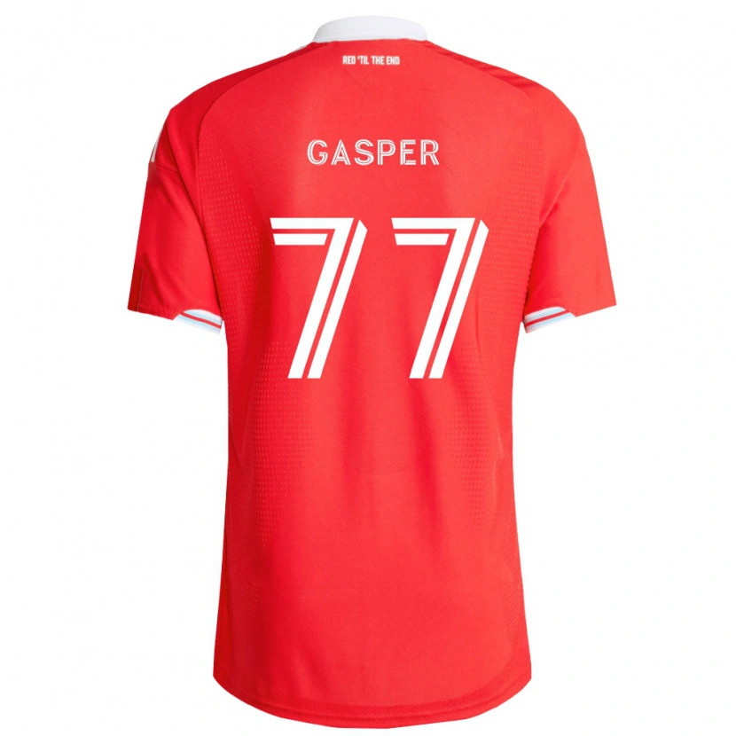 Danxen Herren Chase Gasper #77 Rot Tiefblau Weiß Heimtrikot Trikot 2026/27 T-Shirt