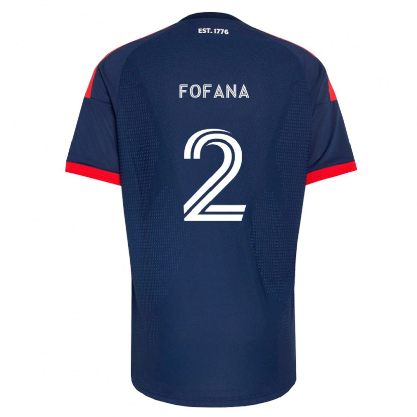Danxen Herren Mamadou Fofana #2 Königsblau Rot Weiß Heimtrikot Trikot 2026/27 T-Shirt